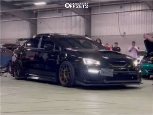 2021 Subaru WRX STI with 18x10 35 Volk Ze40 and 265/35R18 Yokohama