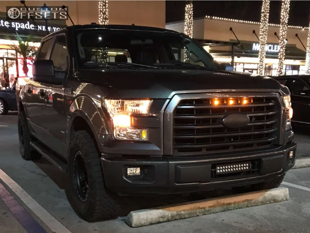 2017 Ford F-150 with 17x8.5 Method Grid and 285/70R17 Goodyear Wrangler ...