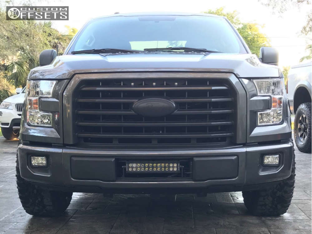 2017 Ford F-150 with 17x8.5 Method Grid and 285/70R17 Goodyear Wrangler ...