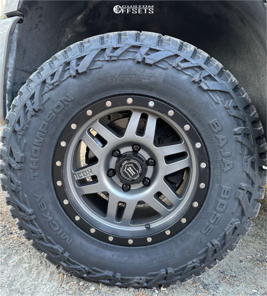 2008 Chevrolet Silverado 1500 with 17x8.5 0 Icon Alloys Six Speed and ...