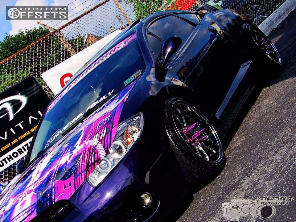 2006 Mitsubishi Eclipse Wheel Offset Poke Coilovers 315885 Custom Offsets