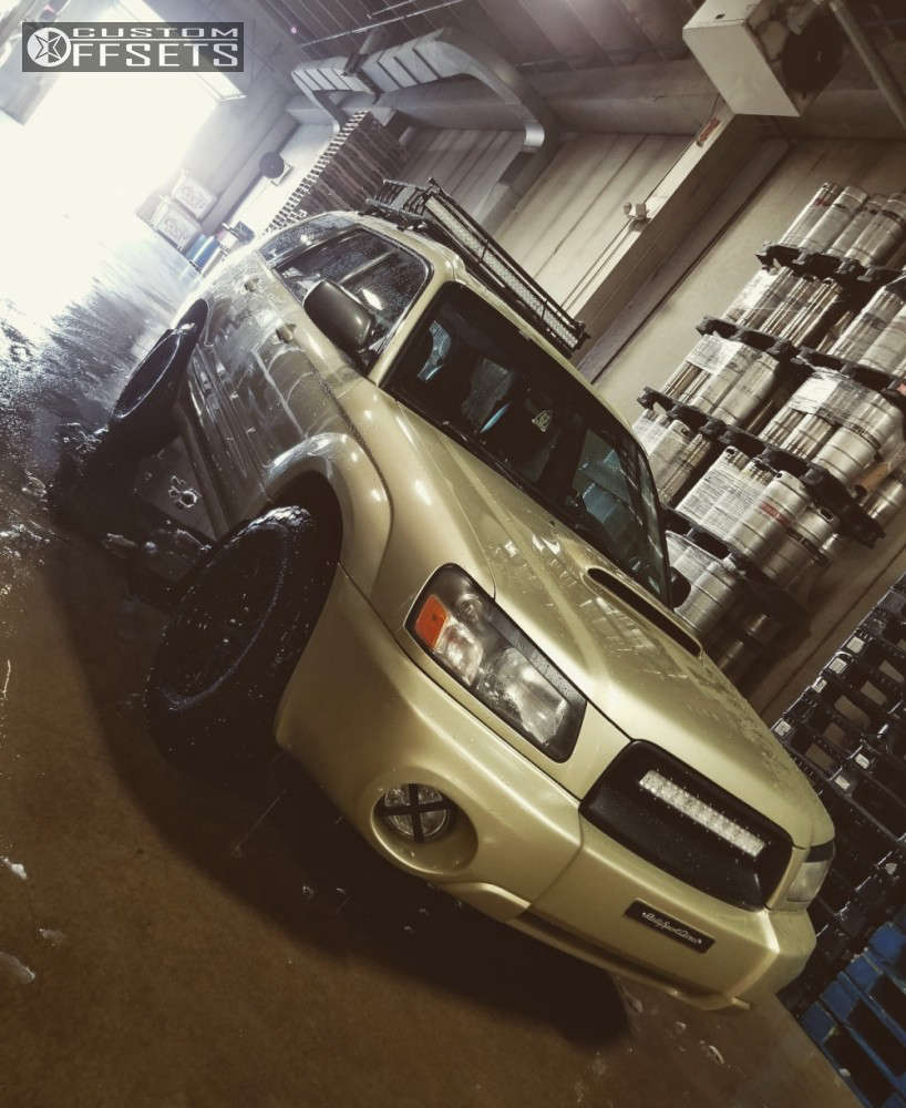 2004 Subaru Forester with 15x8 15 Method Mr502 and 215/75R15 BFGoodrich ...