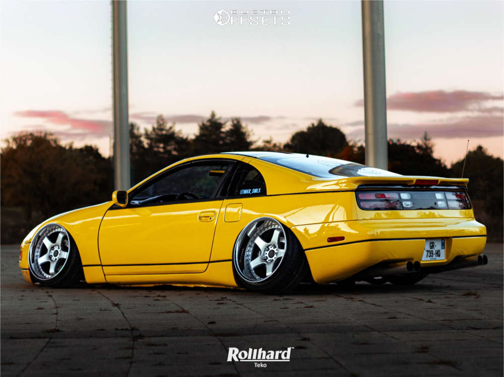 1990 Nissan 300ZX with 18x10 -1 Work Gt5 and 205/35R18 Westlake Z