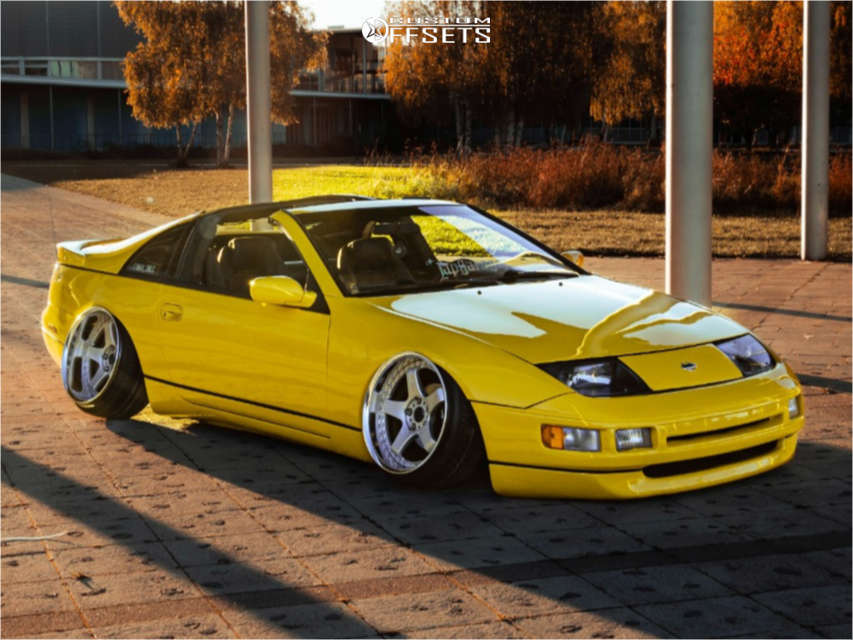 1990 Nissan 300ZX with 18x10 -1 Work Gt5 and 205/35R18 Westlake Z
