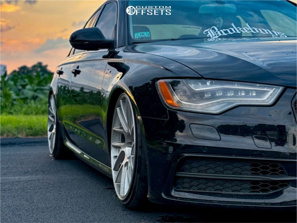 2012 Audi A6 Quattro with 20x10 40 Anovia Elder and 225/35R20