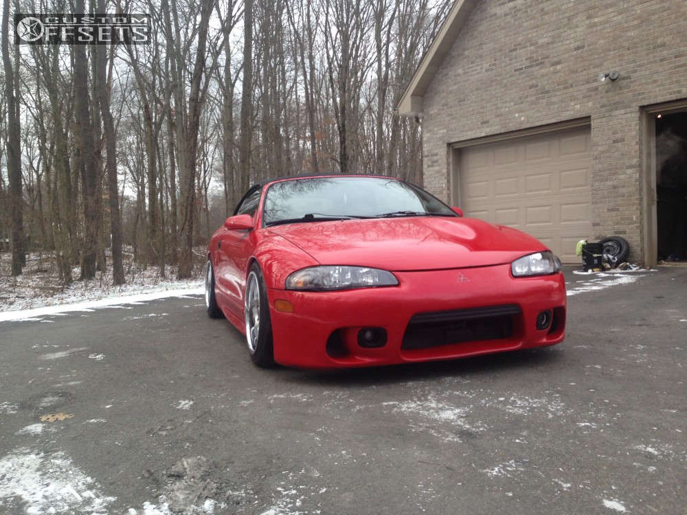 1997 Mitsubishi Eclipse with 17x9 25 XXR 526 and 205/50R17 Velozza