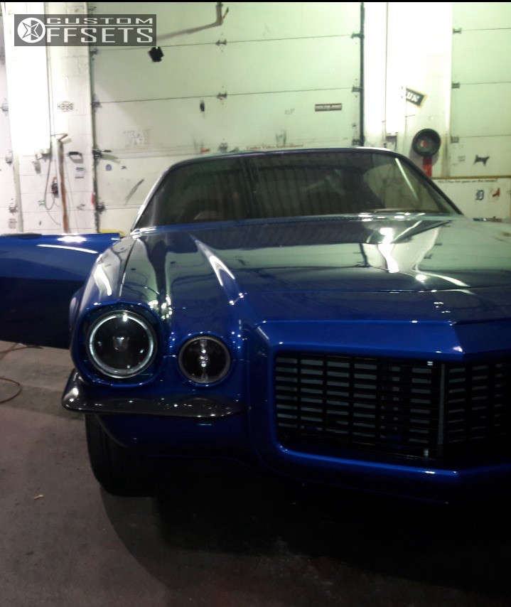1972 Chevrolet Camaro with 18x9 25 Cosmis Racing Xt-005r and 245/40R18 ...