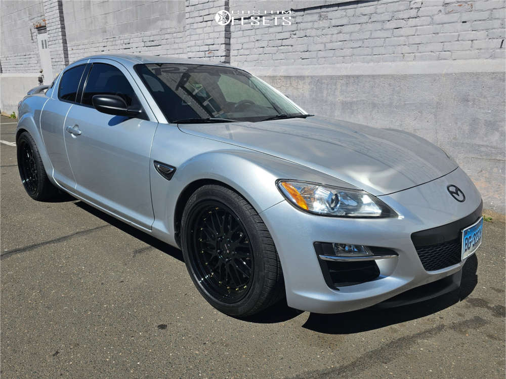 2009 Mazda RX-8 with 18x8 35 Vors Vr8 and 255/40R18 Vercelli
