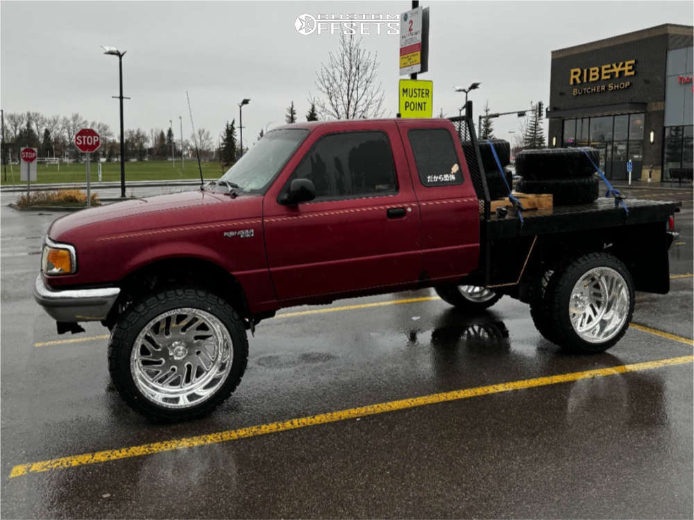 1994 Ford Ranger with 22x14 -73 American Force Kash Ss and 33/12.5R22 ...
