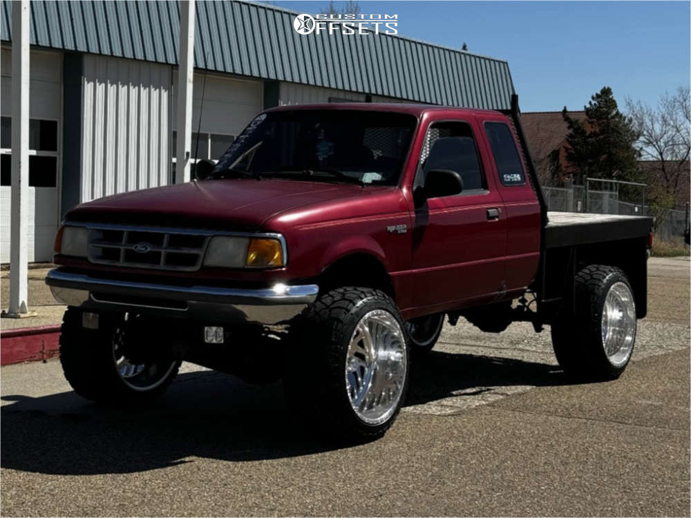 1994 Ford Ranger with 22x14 -73 American Force Kash Ss and 33/12.5R22 ...