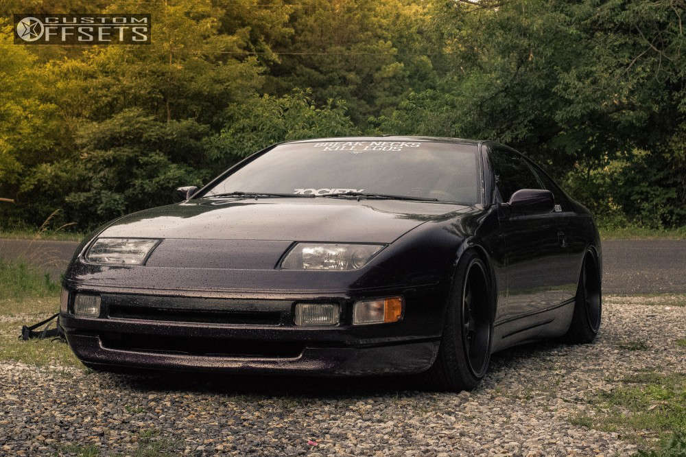 1990 Nissan 300ZX with 18x10 15 Konig Ssm and 225/45R18