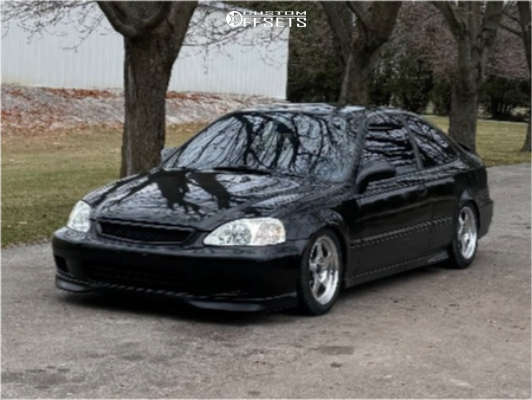 1 1998 Civic Honda Hx Maxspeedingrods Coilovers Vors Sp1 Silver