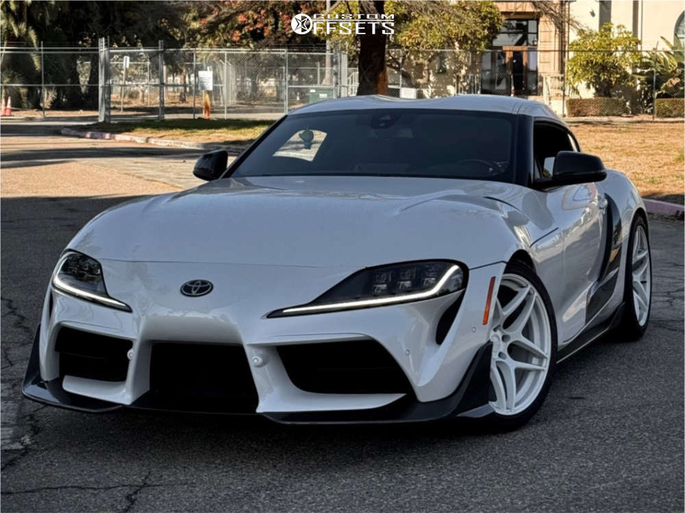 2021 Toyota GR Supra with 19x9.5 22 Kansei Astro and 265/35R19