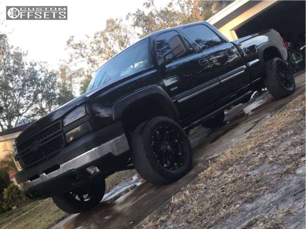 2006 Chevrolet Silverado 2500 HD with 20x9 1 Fuel Hostage D531 and 305