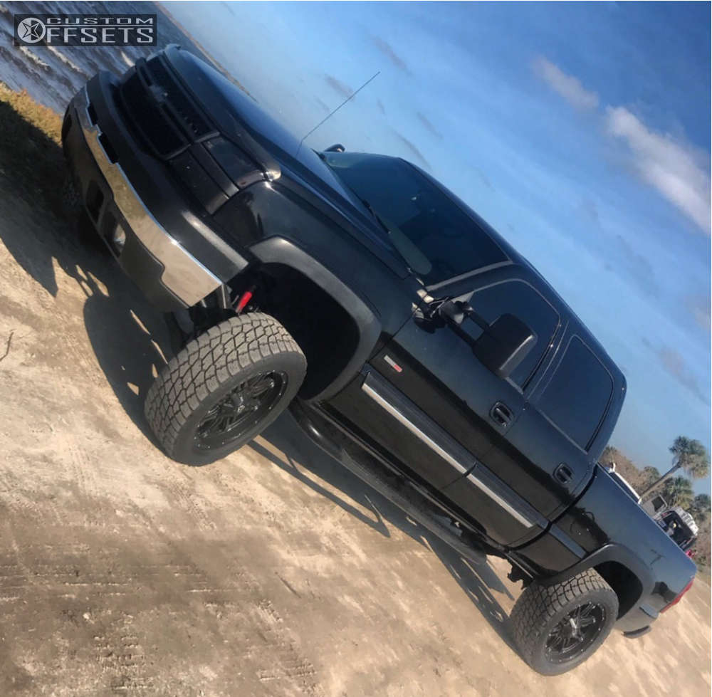 2006 Chevrolet Silverado 2500 HD with 20x9 1 Fuel Hostage D531 and 305