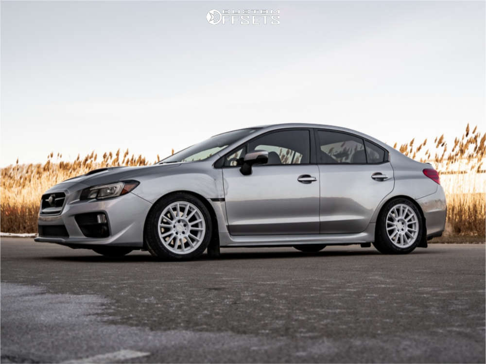 2016 Subaru WRX with 17x8 35 Anovia Kenzo and 235/45R17 Lexani