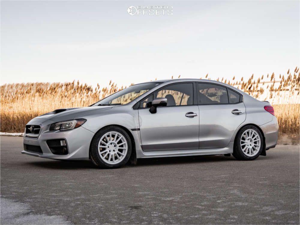 2016 Subaru WRX with 17x8 35 Anovia Kenzo and 235/45R17 Lexani