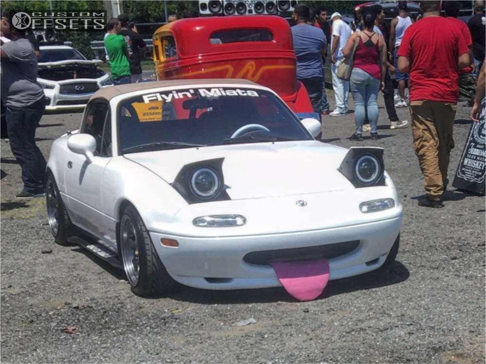 1995 Mazda MX-5 Miata with 15x8 20 JNC JNC014 and 195/45R15 Toyo