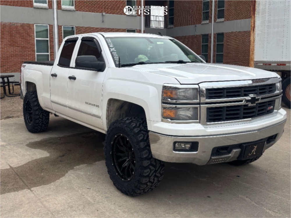 1 2014 Silverado 1500 Chevrolet Lt Rough Country Suspension Lift 35in Anthem Off Road Talon Satin Black