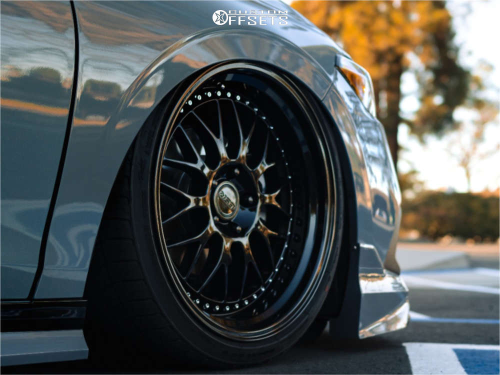 2024 Honda Civic with 19x9.5 35 ESR Sr01 and 245/35R19 Radar Dimax As-8 ...
