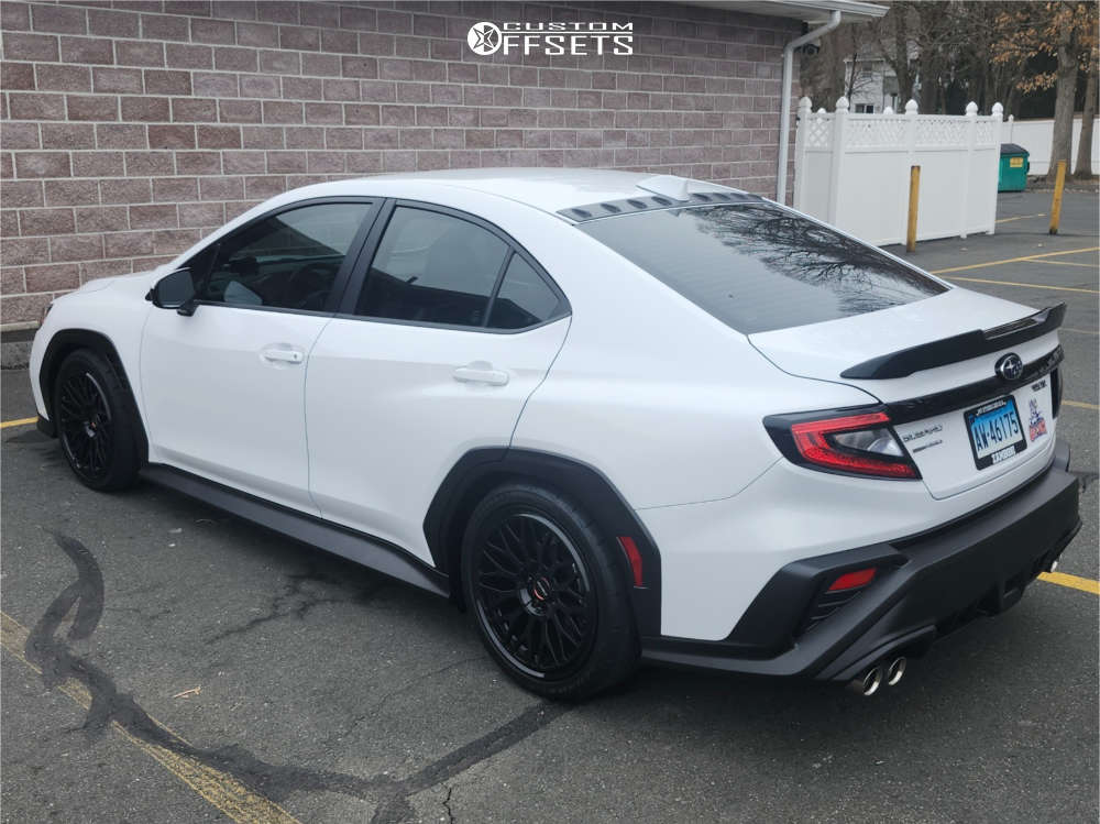 2024 Subaru WRX with 18x8.5 35 AVID1 AV44 and 255/35R18 Firestone ...