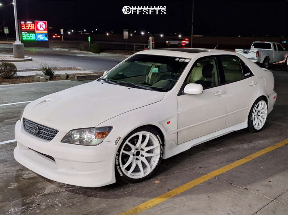 2004 Lexus IS300 with 18x8.5 35 Vors Tr4 and 225/40R18 Kosic Drs-7