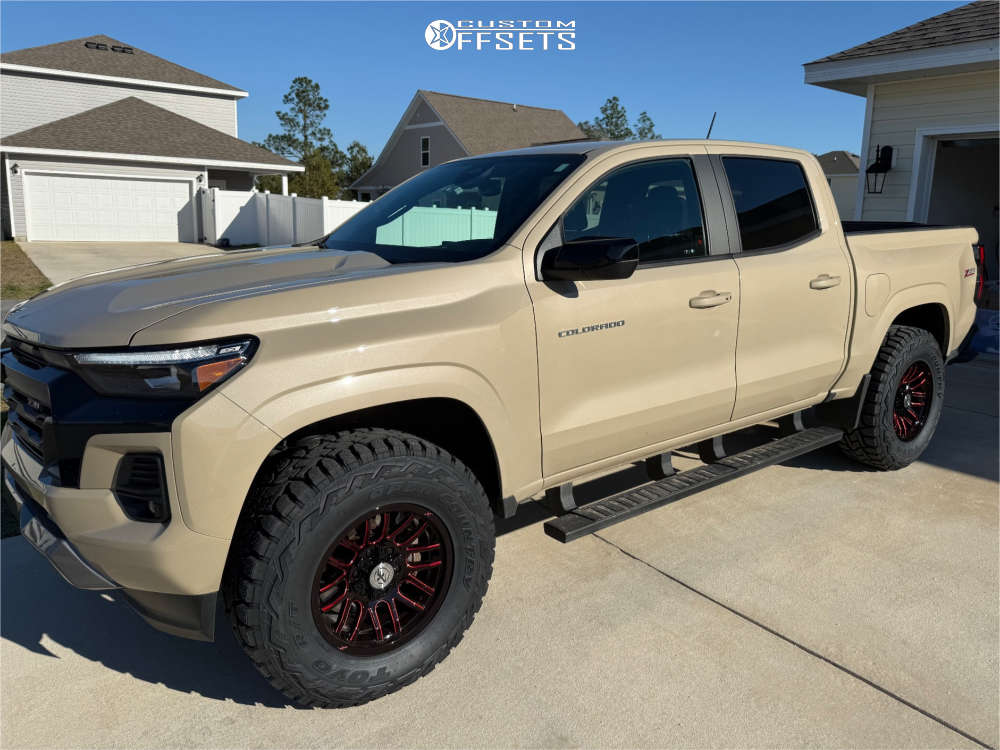 タリアトーレ46 COLORADO 2023 Chevrolet Colorado with 17x9 0 XF Offroad Xf-232 and 33/12.5