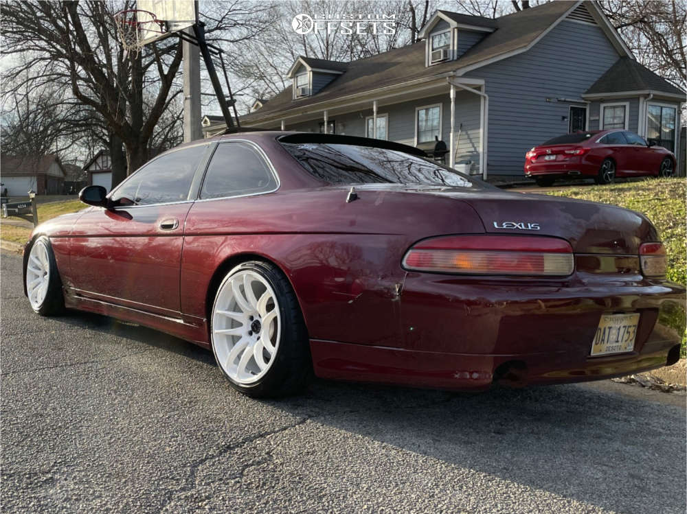 1996 Lexus SC300 with 18x9.5 22 Vors Tr4 and 225/40R18 Kenda Kr20