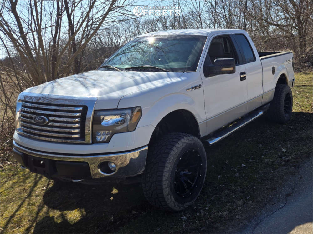 1 2011 F 150 Ford Xlt Rough Country Suspension Lift 6in Anthem Off Road Talon Black