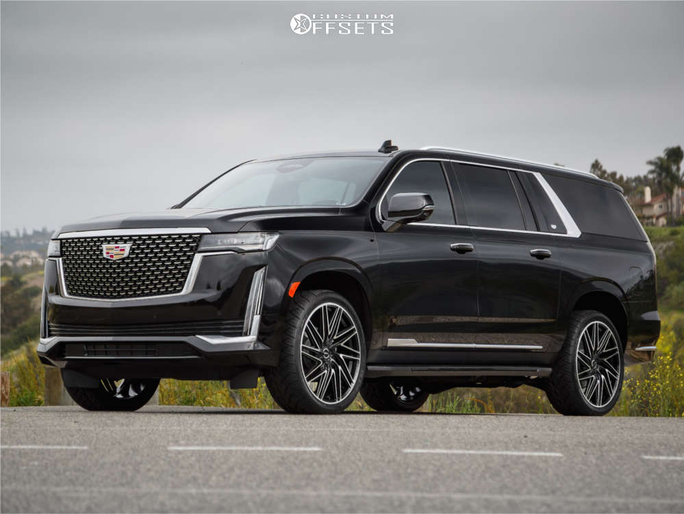 ESCALADE 専用 Running Board Side Step Bars 4in Aluminum Black Fit Cadillac