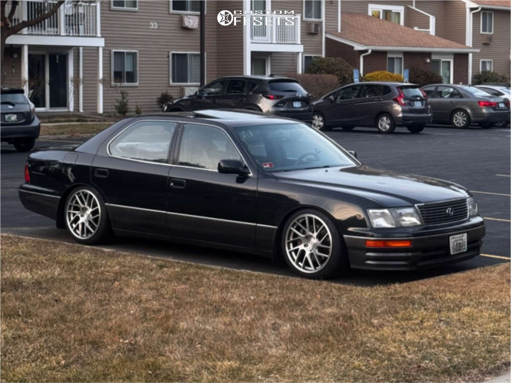 1997 Lexus LS400 with 18x8.5 35 Anovia Elder and 225/40R18 Kosic
