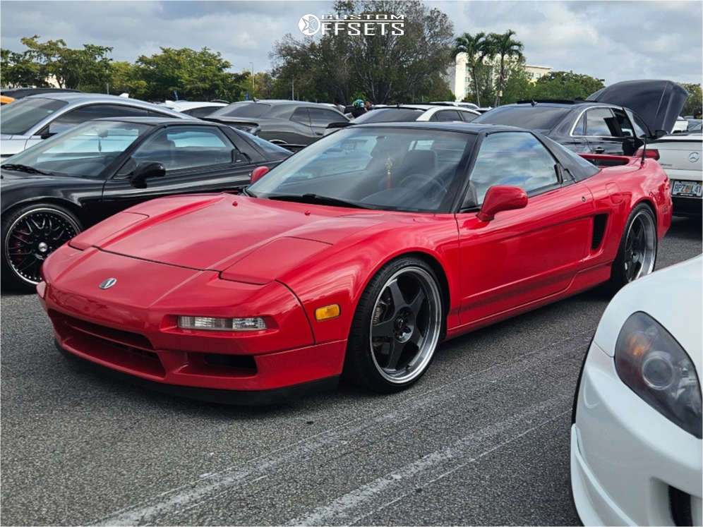 1991 Acura NSX with 18x8 35 Vors Sp1 and 215/40R18 Hankook Ventus V12 ...