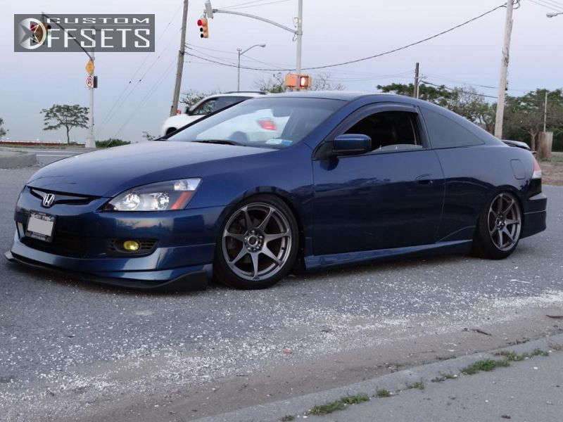 2004 Honda Accord with 17x9 30 MB Wheels Battle and 215/45R17 General ...