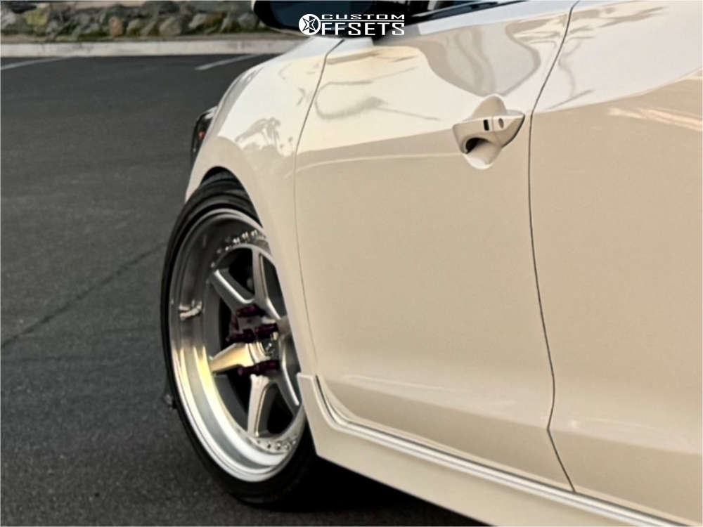 2018 Acura ILX with 18x8.5 35 Aodhan Ds09 and 225/45R18 Yokohama