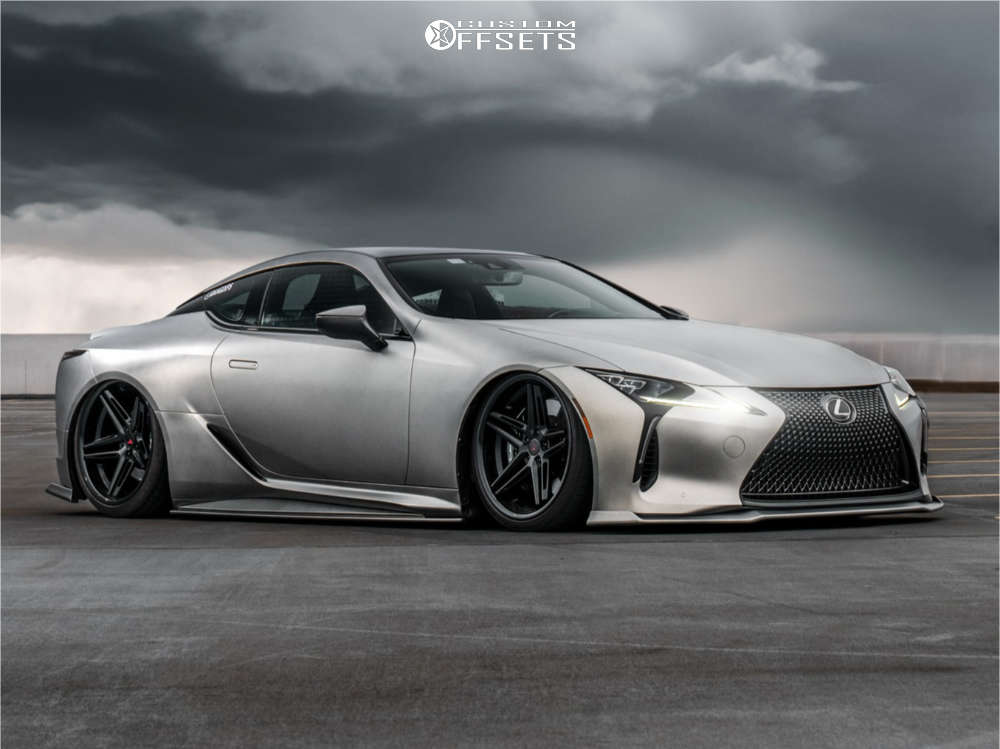 Lc500 Custom 2021 Lexus LC500 with 22x9.5 12 Ferrada Cm1 and 255/35R22 Goodyear ...