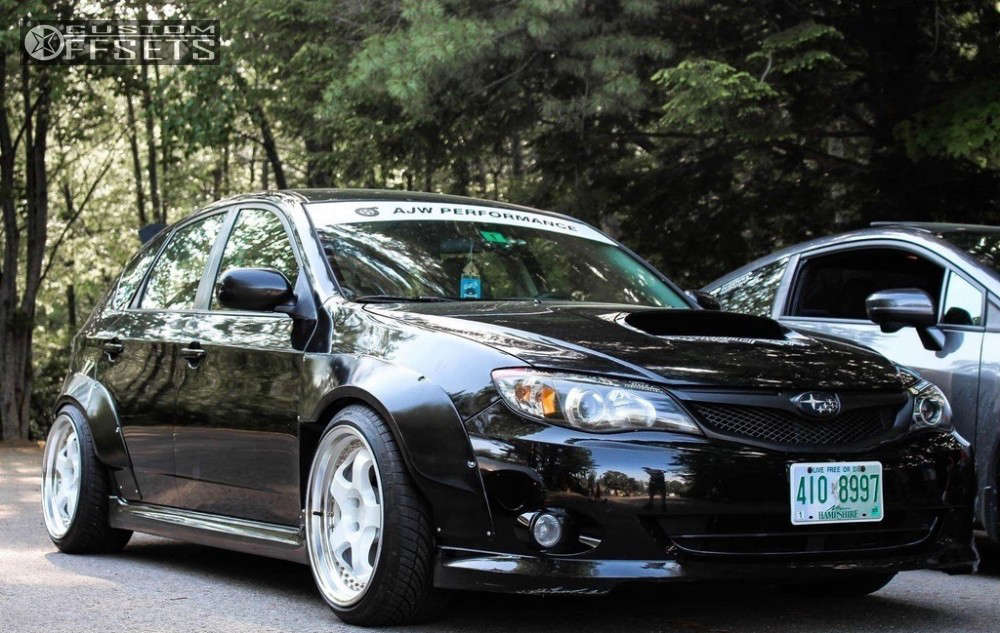 WRX Mk−W156 2008 Subaru WRX with 18x10.5 22 Varrstoen Es6 and 215/35R18