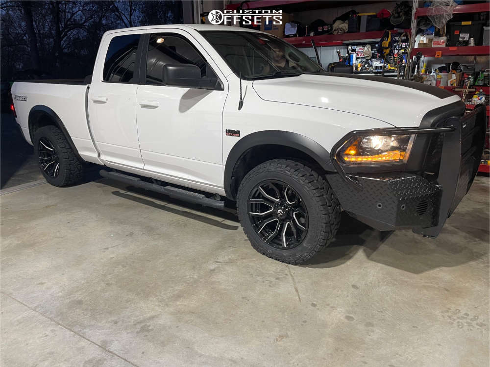2019 Ram 1500 Classic with 20x10 -18 Fuel Rage and 33/11.5R20
