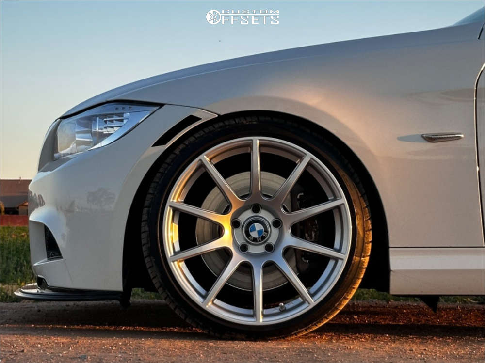2011 BMW 335d with 19x9 30 Apex Sm-10 and 235/35R19 Lexani Lx-twenty ...