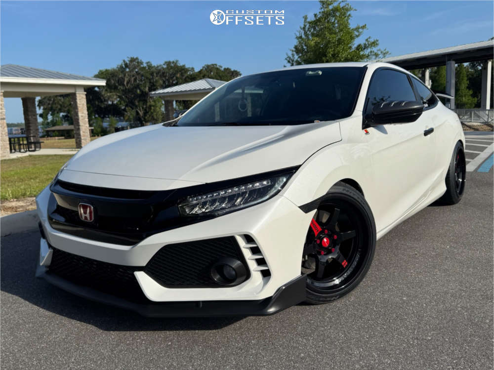 2019 Honda Civic with 18x9.5 30 Aodhan Ah08 and 235/40R18 Nitto Neo Gen ...