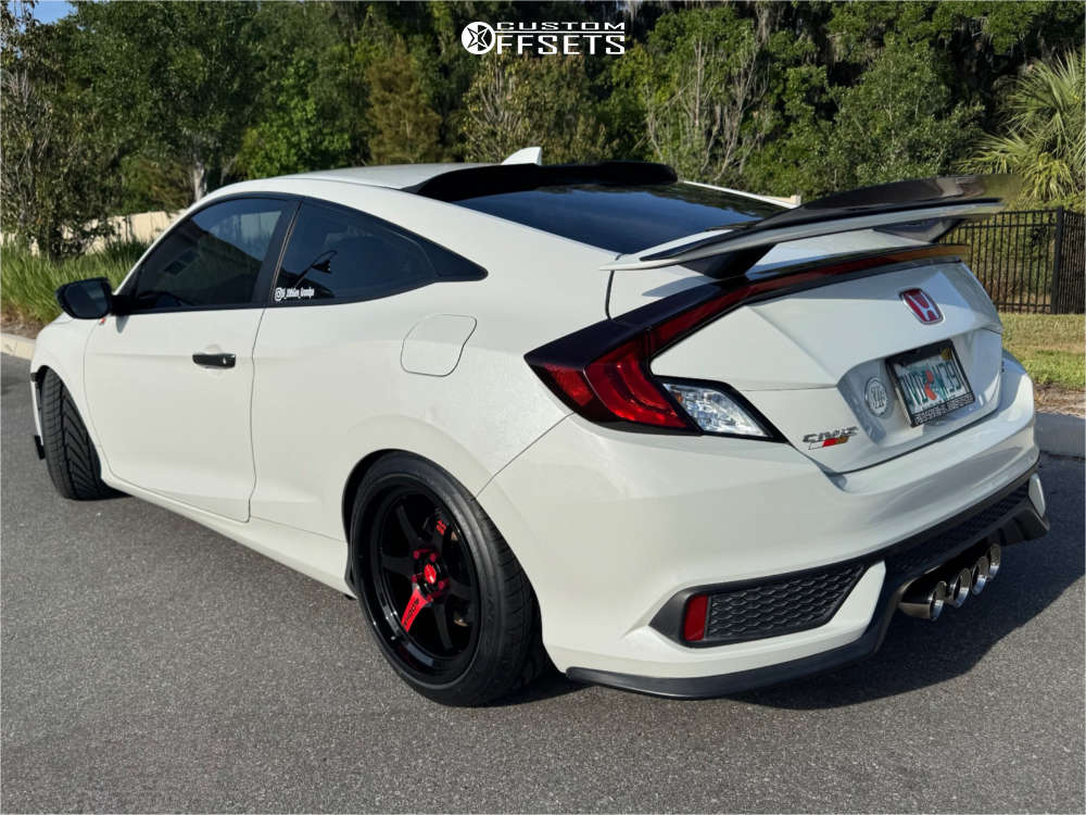 2019 Honda Civic with 18x9.5 30 Aodhan Ah08 and 235/40R18 Nitto Neo Gen ...