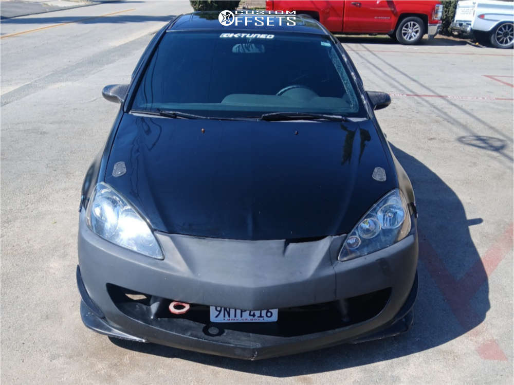 2005 Acura RSX with 17x8 35 XXR 555 and 225/45R17 Blackhawk Street-h ...