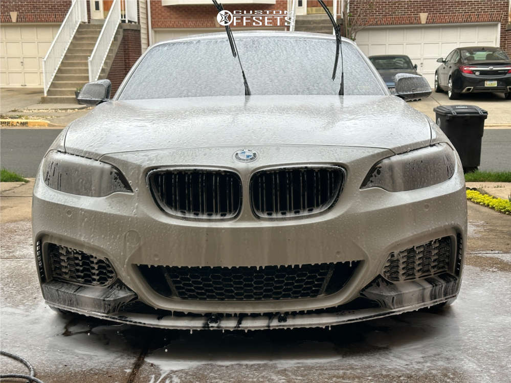 2018 BMW M240i with 18x8.5 35 Forgestar F14 and 225/40R18 Michelin ...
