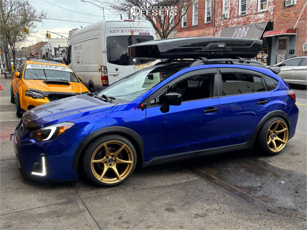 kanページ 2013 Subaru XV Crosstrek with 18x10.5 12 Kansei Tandem and 235