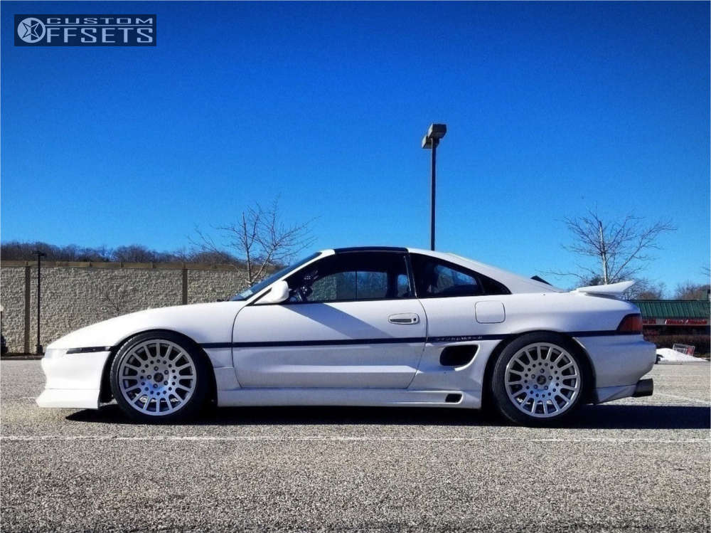 1991 Toyota MR2 with 17x8 40 TSW Holeshot and 215/40R17 Lexani
