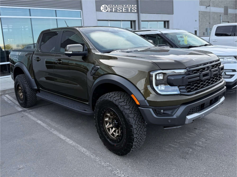 2025 Ford Ranger with 17x9 1 Fuel Covert and 285/70R17 BFGoodrich All ...