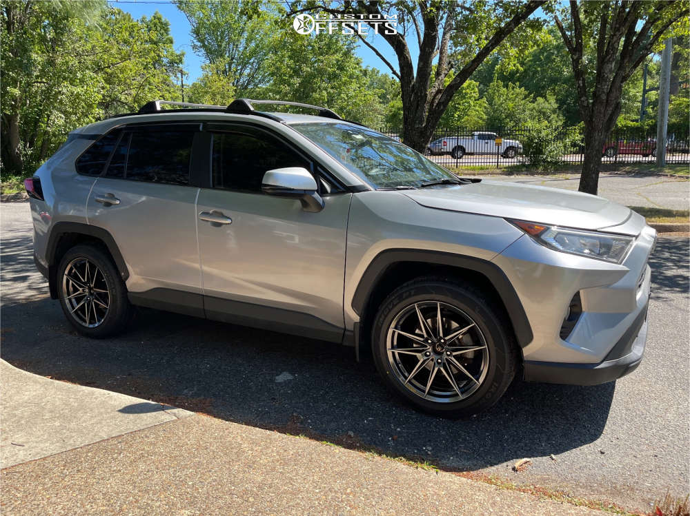 2020 Toyota RAV4 with 19x8.5 40 XXR 577 and 235/55R19 Ironman Imove Pt ...