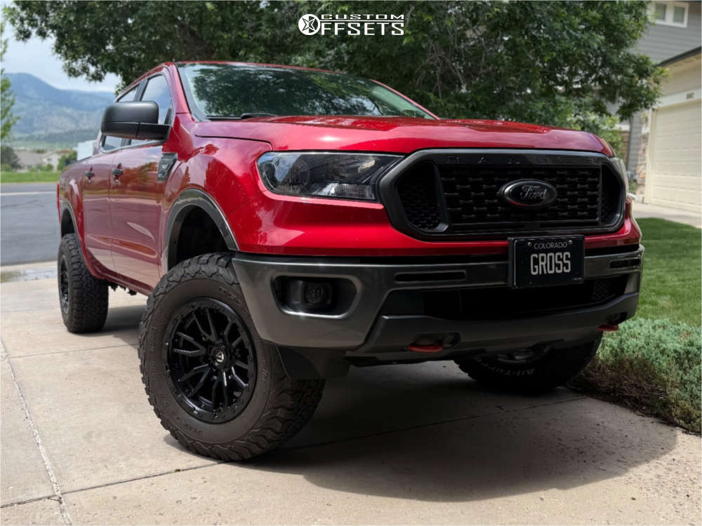 2020 Ford Ranger with 17x9 1 Fuel Rebel 6 and 245/75R17 BFGoodrich All ...