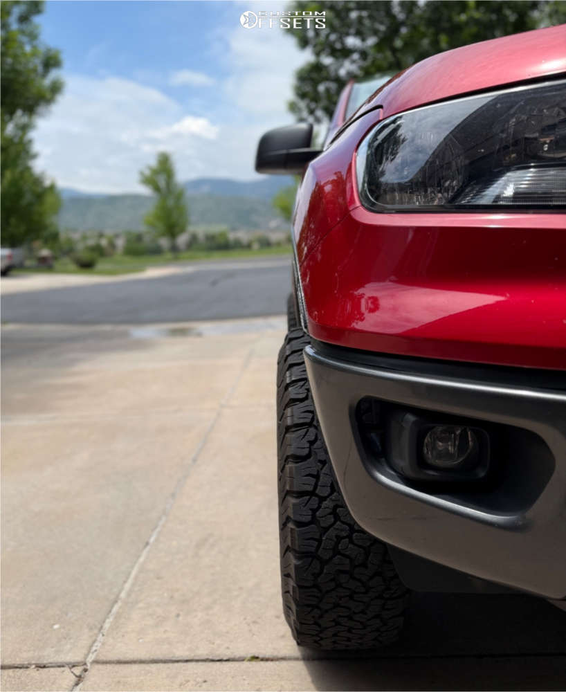 2020 Ford Ranger with 17x9 1 Fuel Rebel 6 and 245/75R17 BFGoodrich All ...