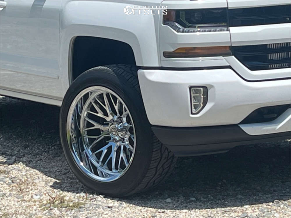 2018 Chevrolet Silverado 1500 with 22x12 -44 Artem Offroad A206 and 305 ...