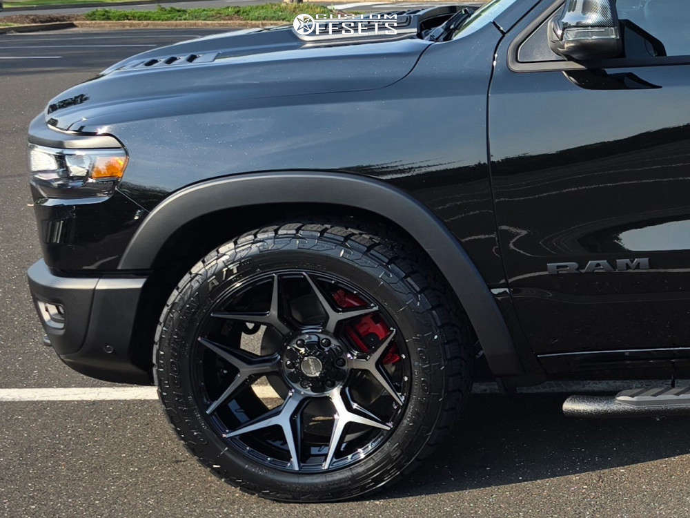 2025 Ram 1500 with 22x10 -18 4Play 4p06 and 305/45R22 Toyo Tires Open ...